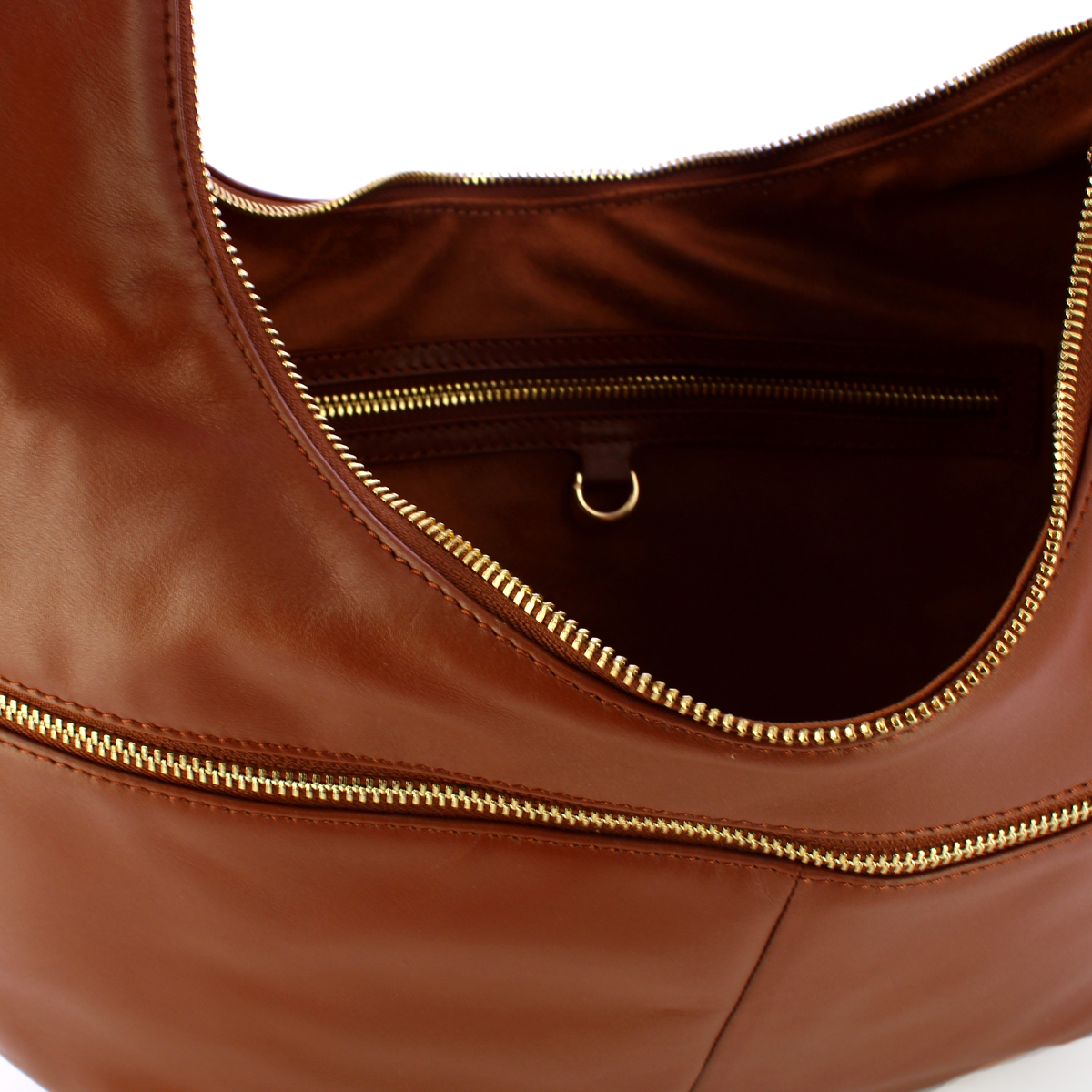 Borbonese Hobo Bag Infinite Cuoio OP Naturale - 4 Borbonese Hobo Bag Infinite Cuoio OP Naturale - 4