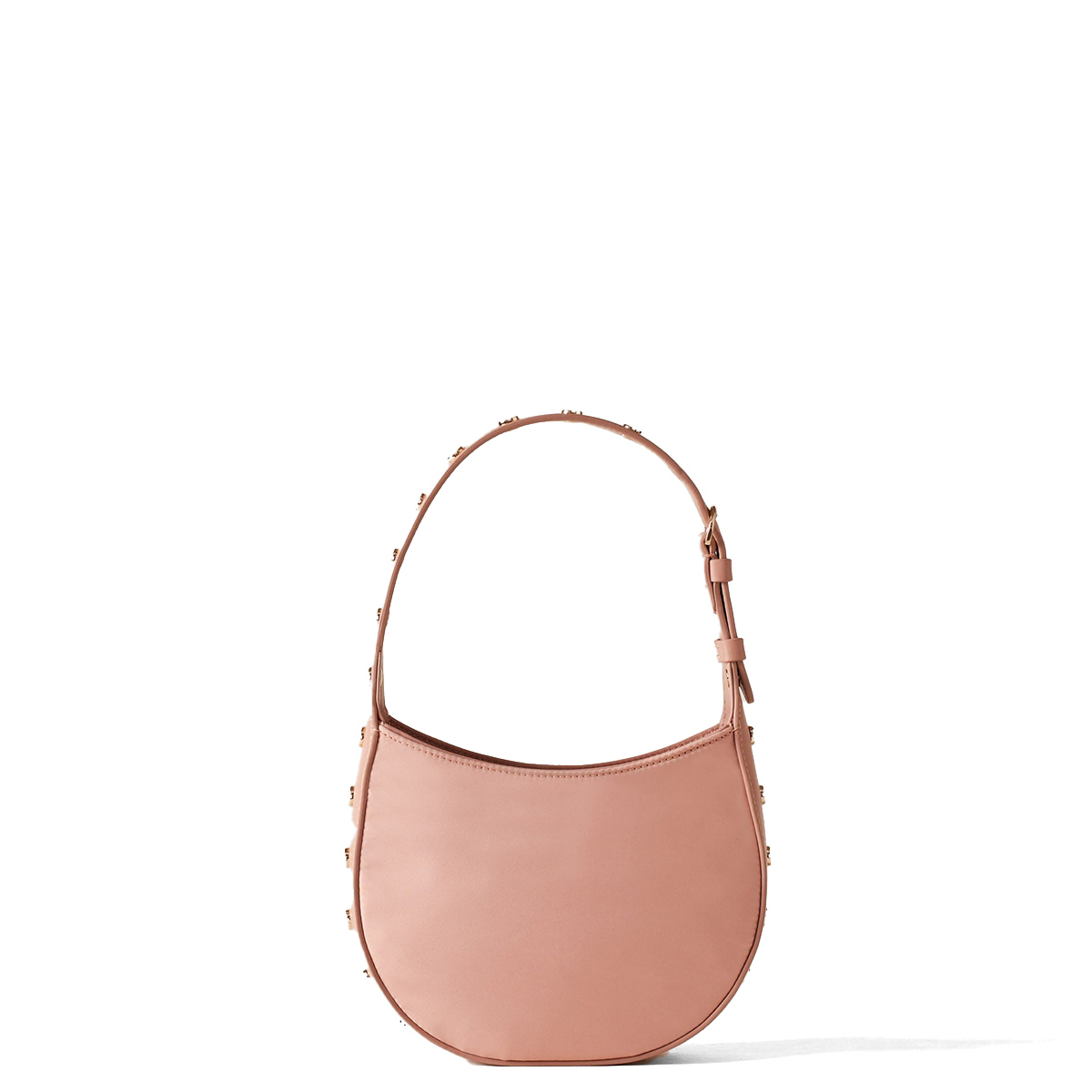 Borbonese Mini Hobo Bag 110 Swarovski Blush - 3 Borbonese Mini Hobo Bag 110 Swarovski Blush - 3