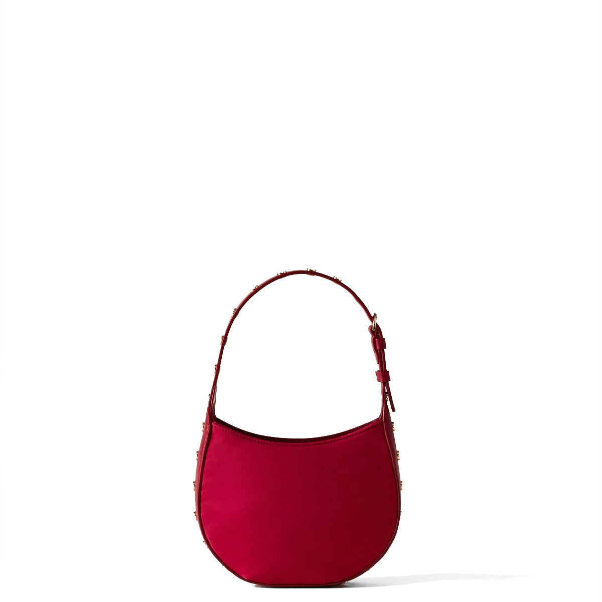 Borbonese Mini Hobo Bag 110 Swarovski Borgogna - 3 Borbonese Mini Hobo Bag 110 Swarovski Borgogna - 3