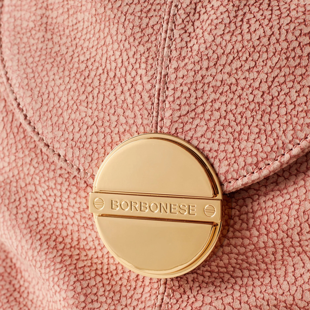 Borbonese Borsa a mano Tweet Small in camoscio Blush - 4 Borbonese Borsa a mano Tweet Small in camoscio Blush - 4