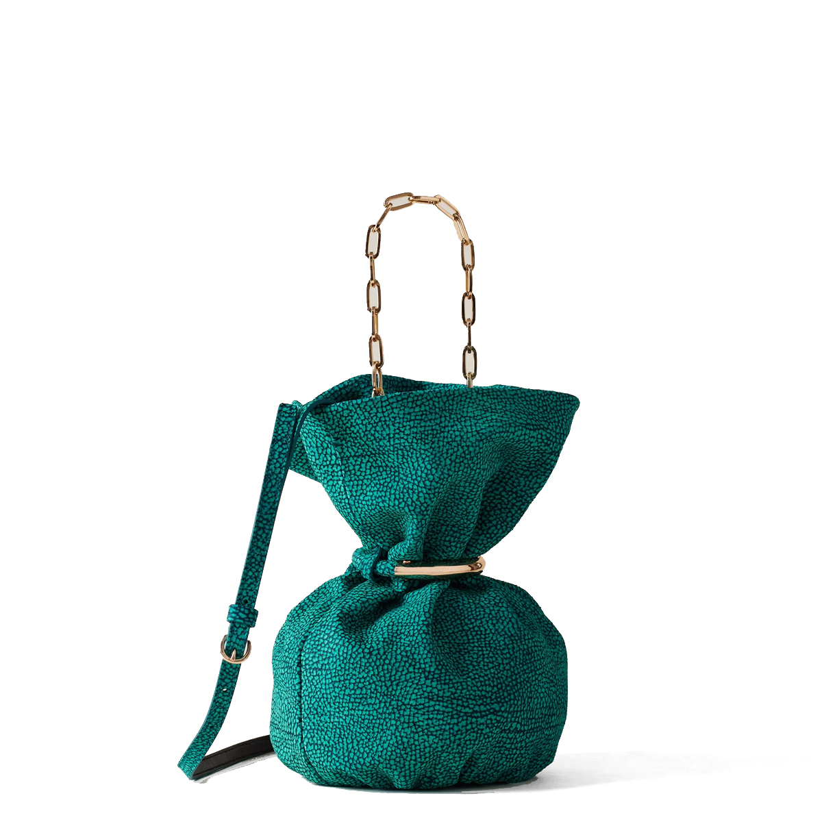 Borbonese Trésor Small Peacock Bucket Bag - 2 Borbonese Trésor Small Peacock Bucket Bag - 2