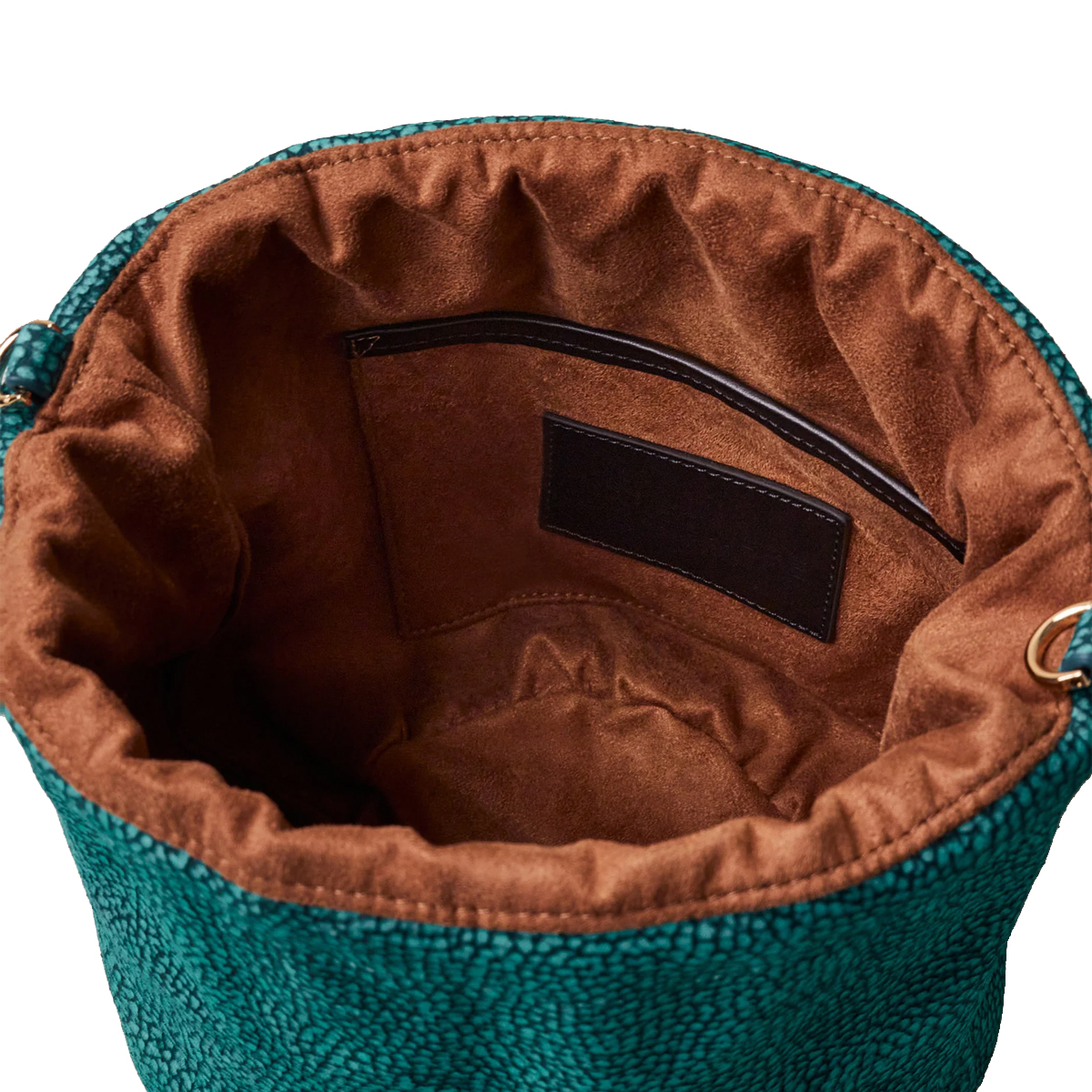Borbonese Trésor Small Peacock Bucket Bag - 5 Borbonese Trésor Small Peacock Bucket Bag - 5