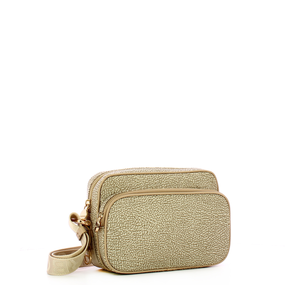 Borbonese Camera Bag Small Sabbia - 2 Borbonese Camera Bag Small Sabbia - 2