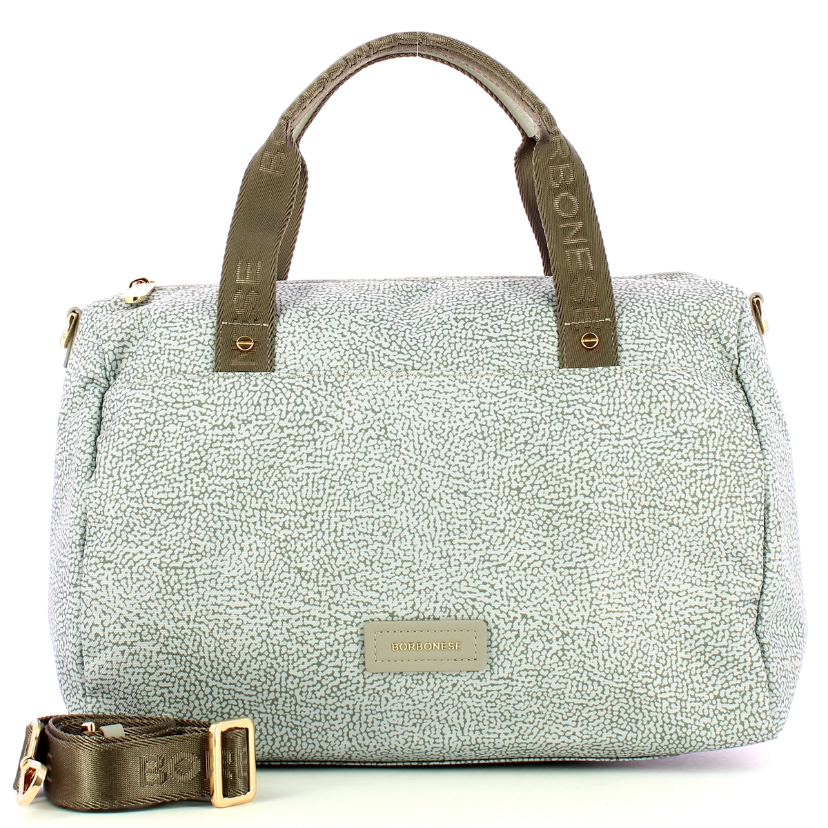 Borbonese Borsa bauletto Medium Grigio Chiaro Grigio - 4