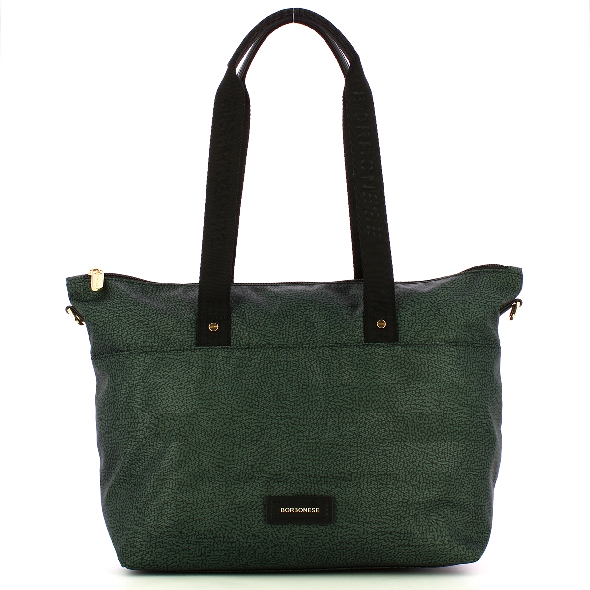 Borbonese Borsa Shopping Large Peltro - 1