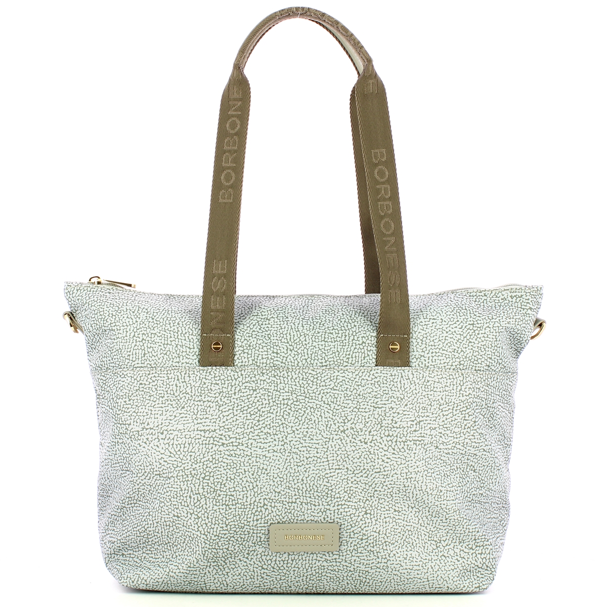 Borbonese Borsa Shopping Large Grigio Chiaro Grigio - 1