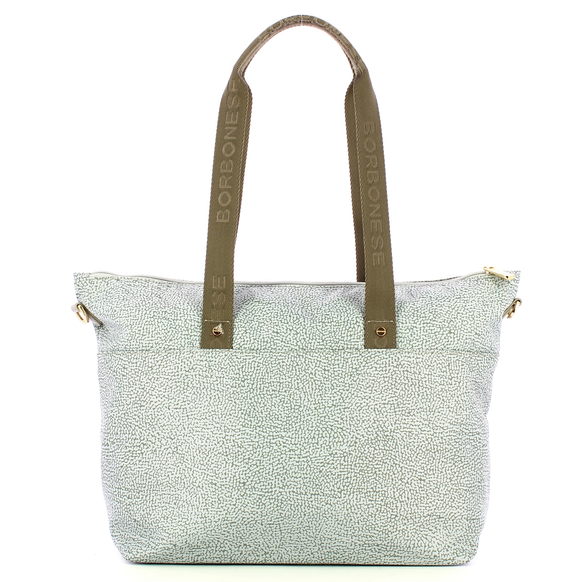 Borbonese Borsa Shopping Large Grigio Chiaro Grigio - 3
