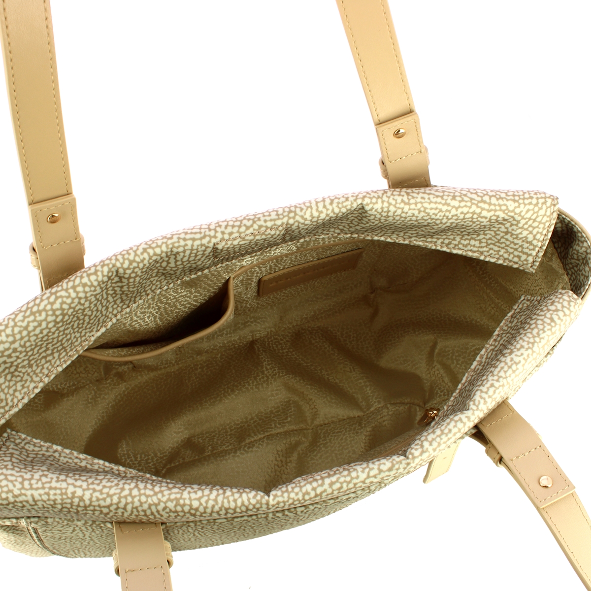 Borbonese Borsa Shopping Medium Sabbia - 4