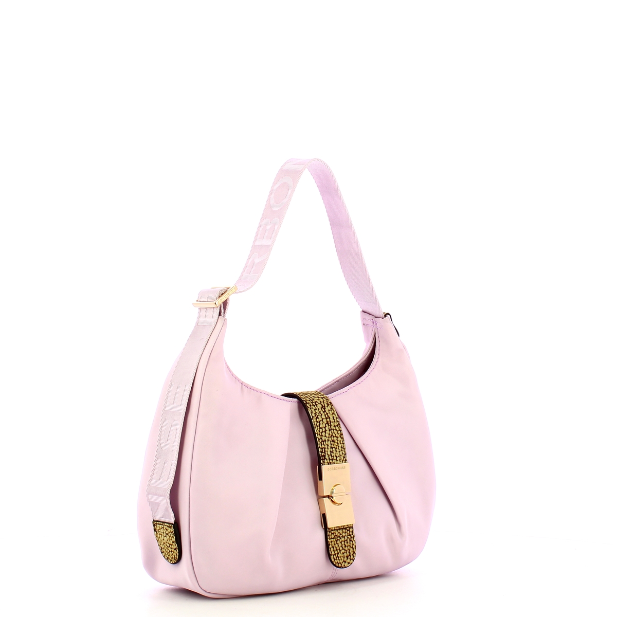 Borbonese Hobo Cortina Small Ortensia Op Naturale - 2 Borbonese Hobo Cortina Small Ortensia Op Naturale - 2