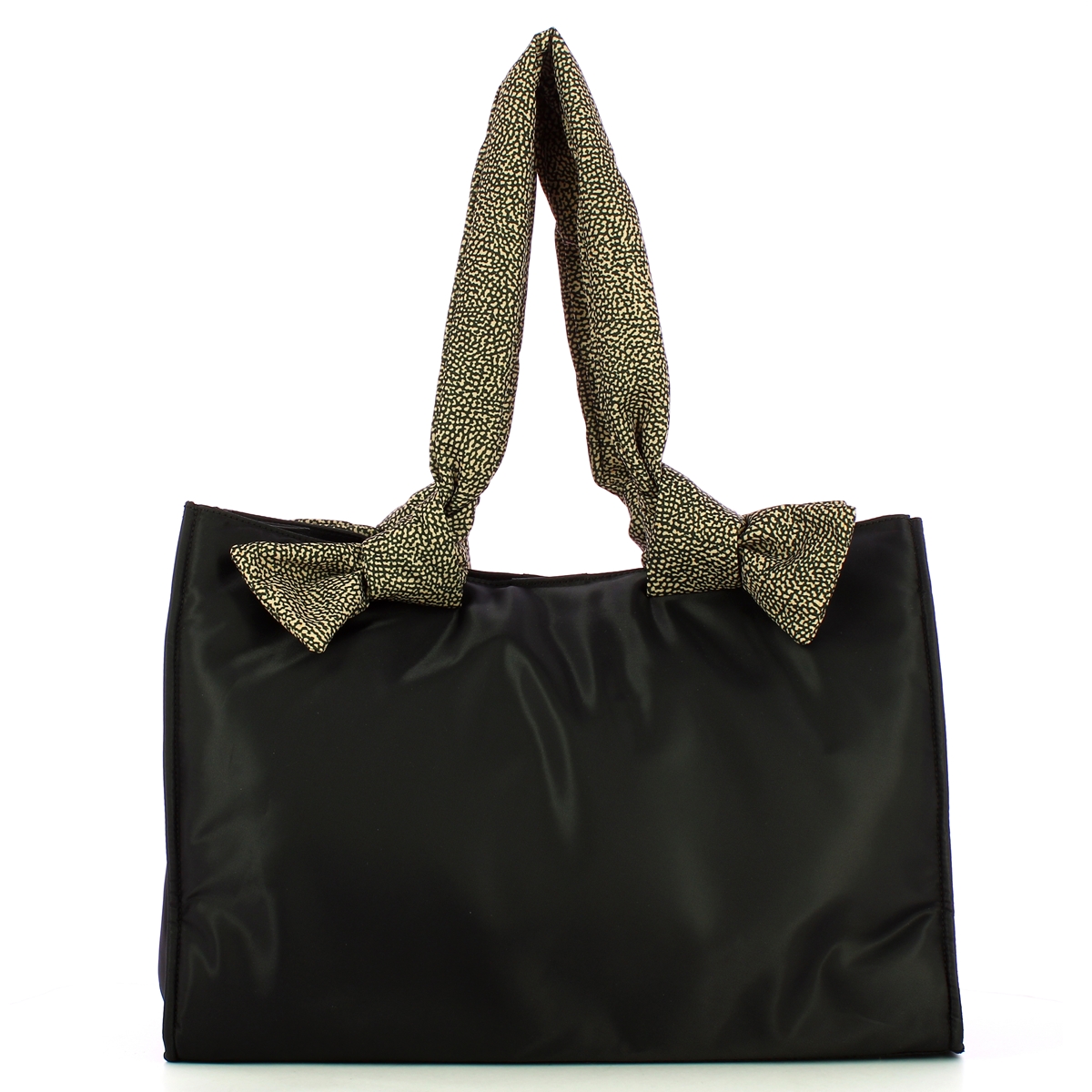 Borbonese Borsa Shopping L Nero OP Naturale - 3