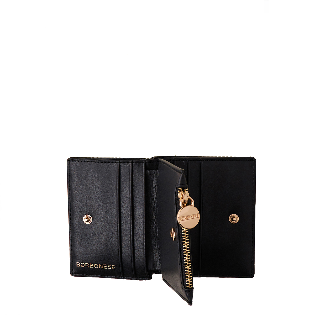 Borbonese Portafoglio Small Dark Black - 2