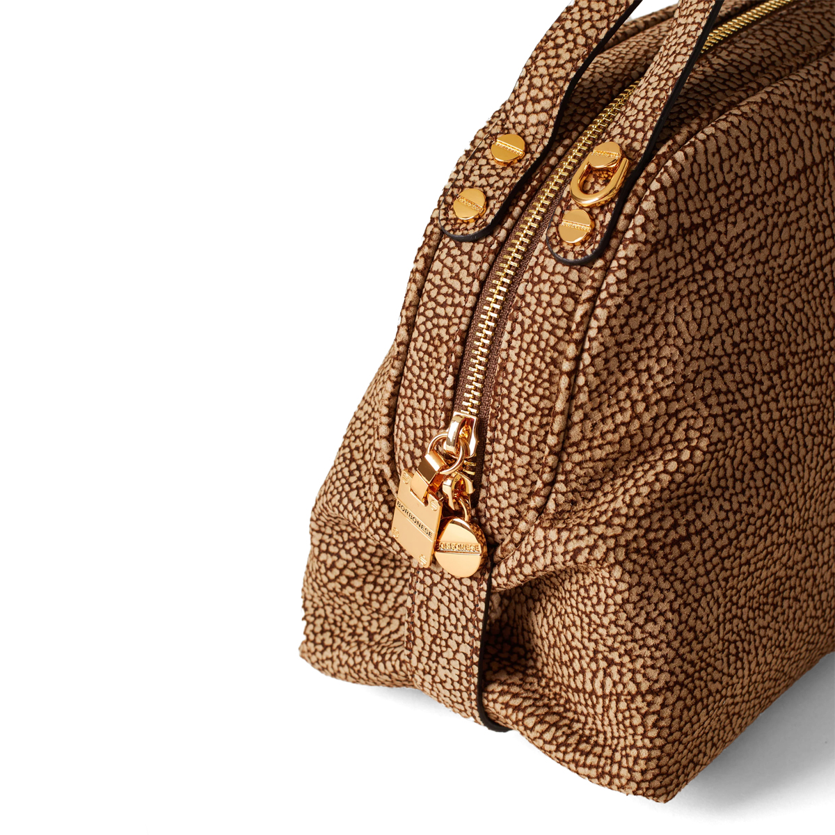 Borbonese Borsa a mano Sexy Bag Small in camoscio OP Naturale - 4 Borbonese Borsa a mano Sexy Bag Small in camoscio OP Naturale - 4