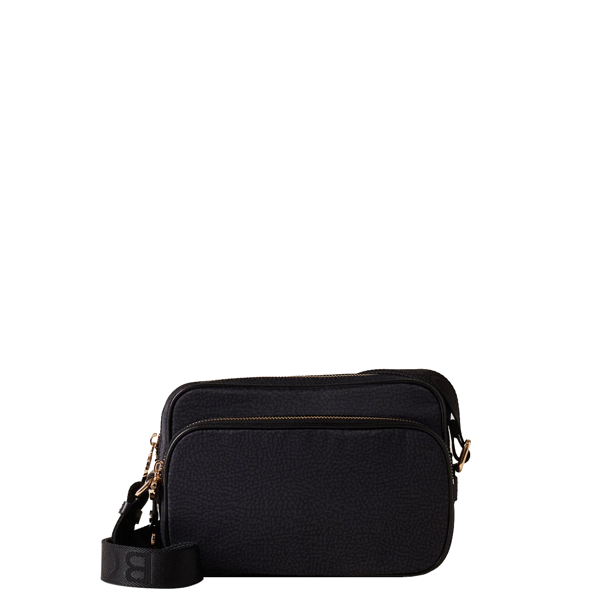 Borbonese Camera Bag Small Dark Black - 1 Borbonese Camera Bag Small Dark Black - 1