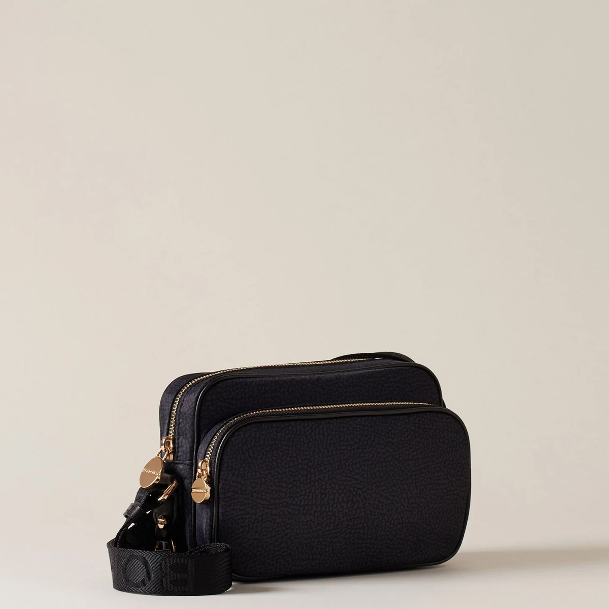 Borbonese Camera Bag Small Dark Black - 3 Borbonese Camera Bag Small Dark Black - 3
