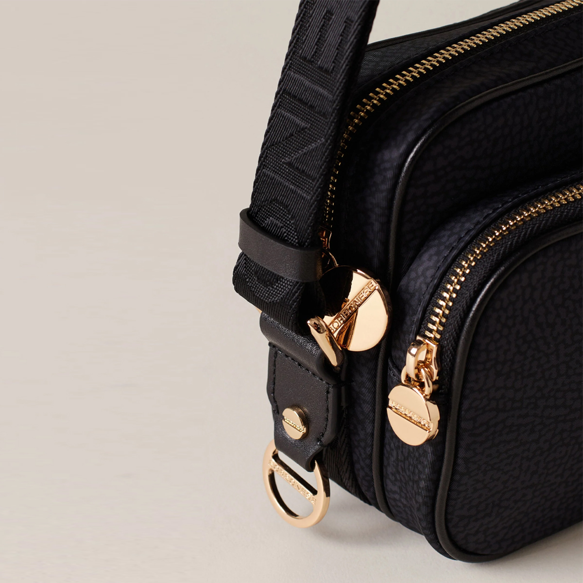 Borbonese Camera Bag Small Dark Black - 5 Borbonese Camera Bag Small Dark Black - 5