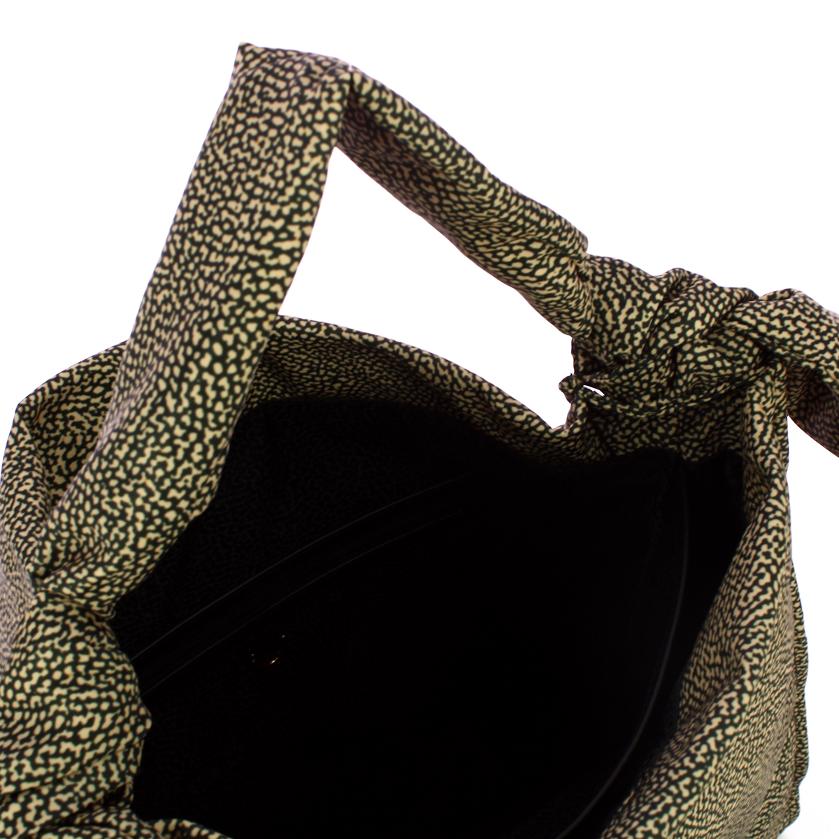 Borbonese Borsa a spalla Hobo Lover Large OP Naturale Nero - 4