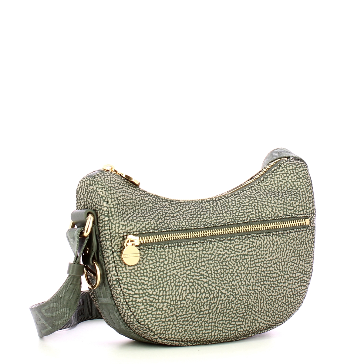 Borbonese Mini Borsa Luna Bag con taschino Clay Grey - 2