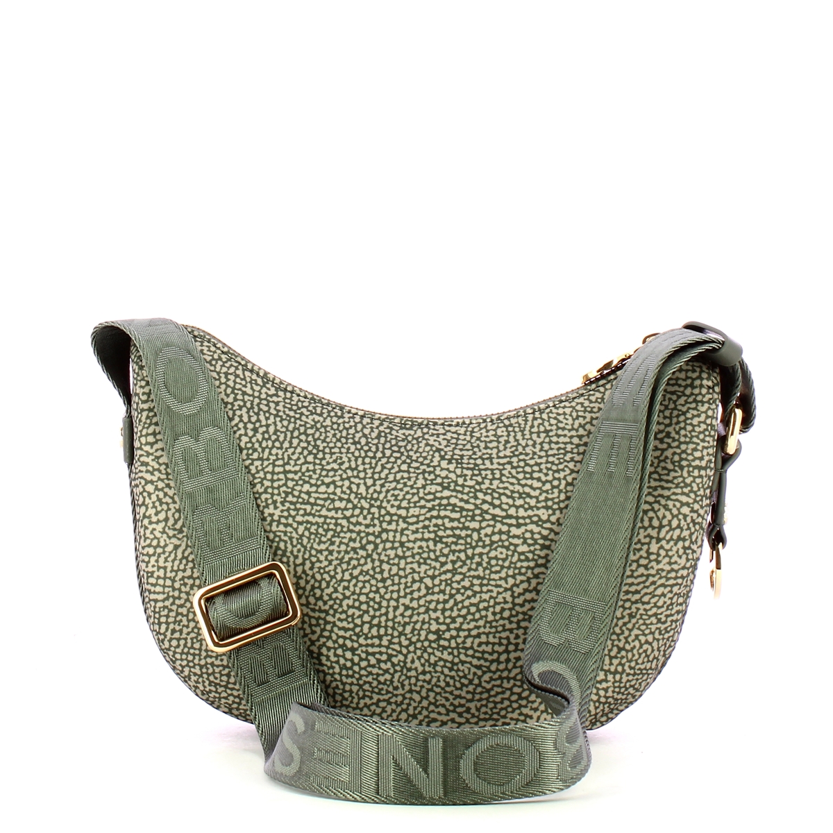 Borbonese Mini Borsa Luna Bag con taschino Clay Grey - 3