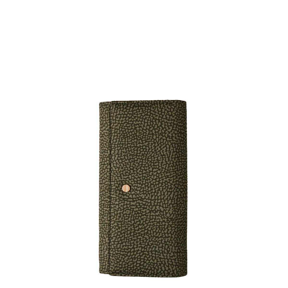Borbonese Portafoglio Large RFID in Nylon Riciclato Verde Militare - 1 Borbonese Portafoglio Large RFID in Nylon Riciclato Verde Militare - 1