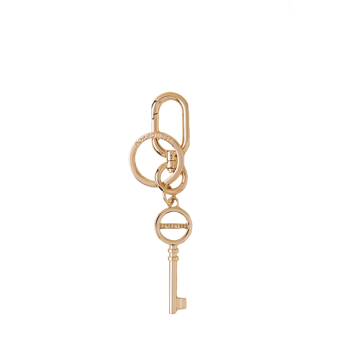Borbonese Portachiavi Chiave Oro Chiaro Free - 1