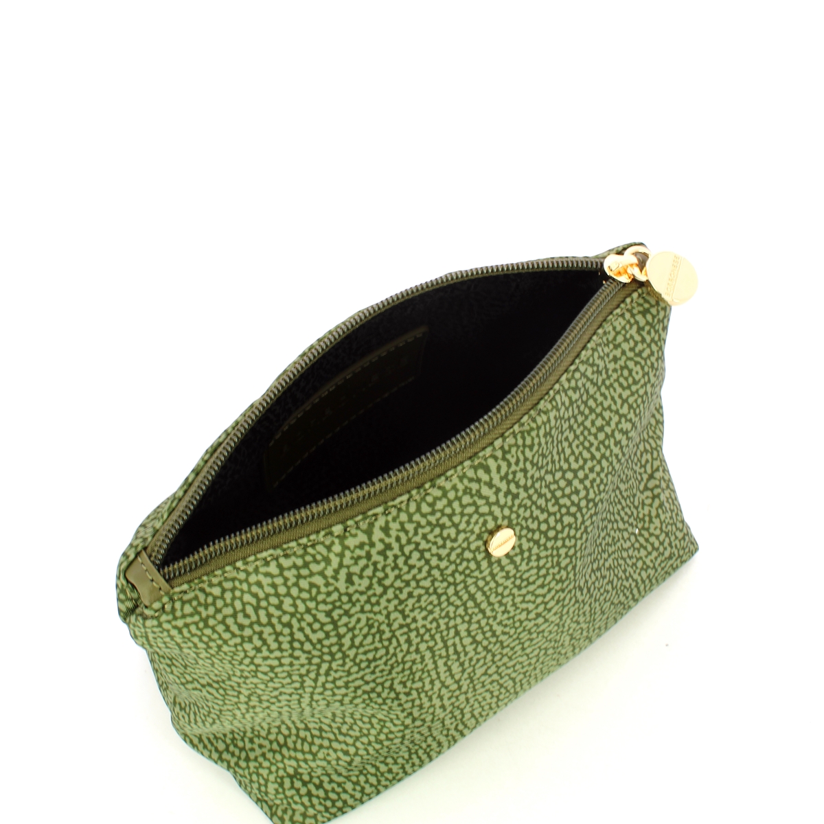 Borbonese Busta Medium in Nylon Riciclato Verde Militare - 4 Borbonese Busta Medium in Nylon Riciclato Verde Militare - 4
