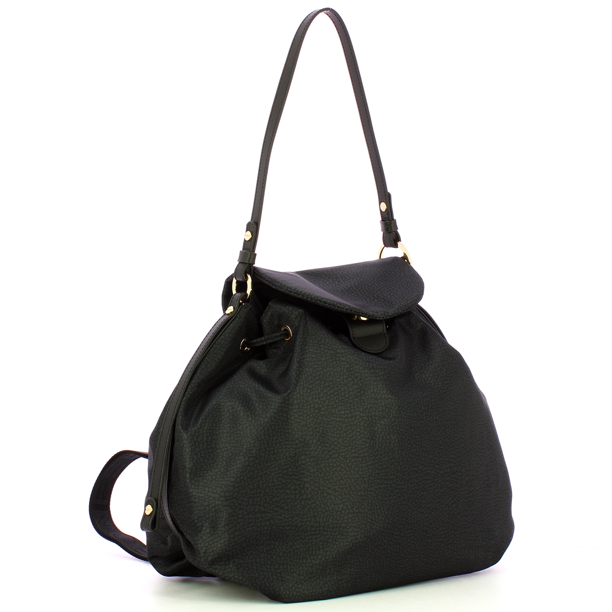Borbonese Zaino Medium OP Dark Black - 2