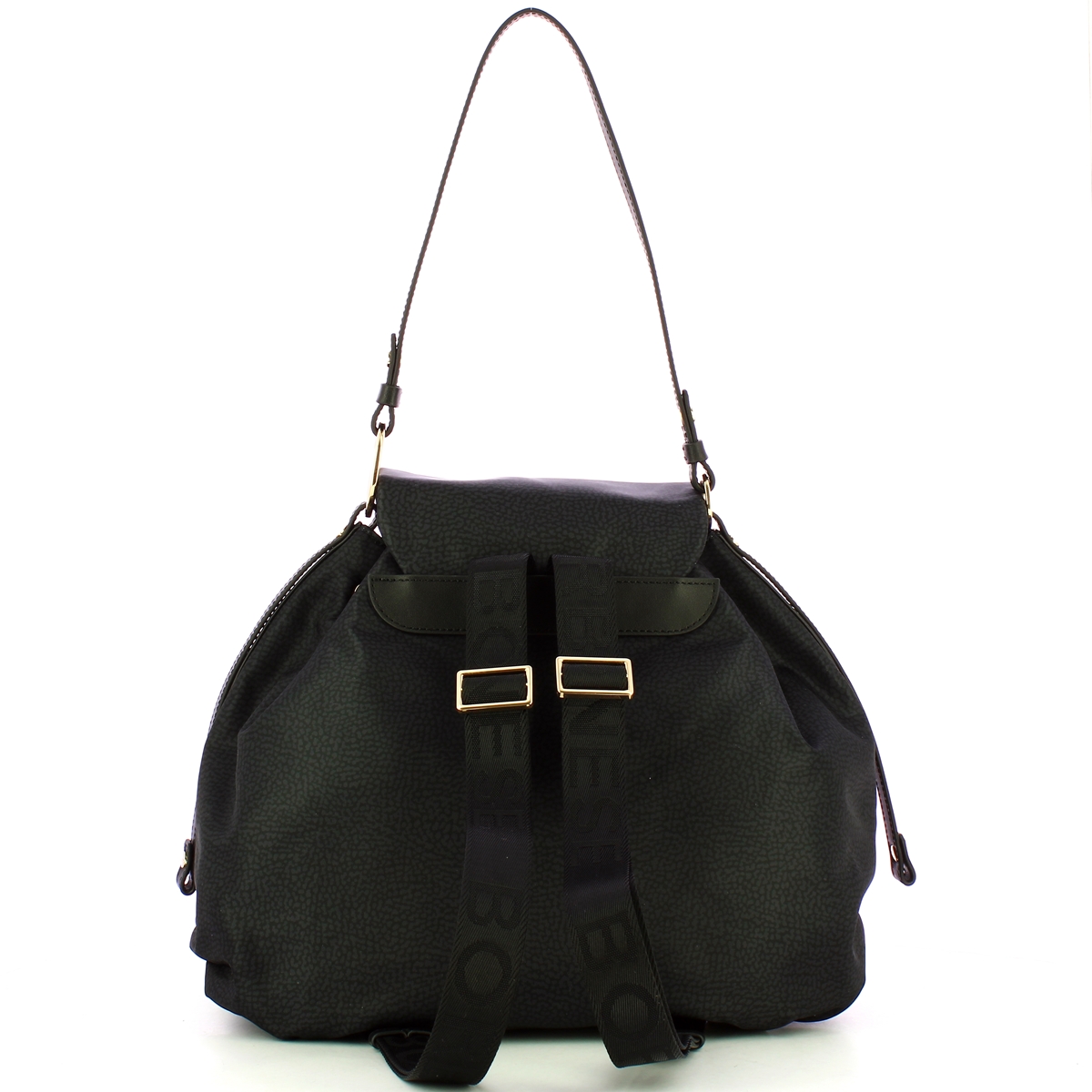 Borbonese Zaino Medium OP Dark Black - 3