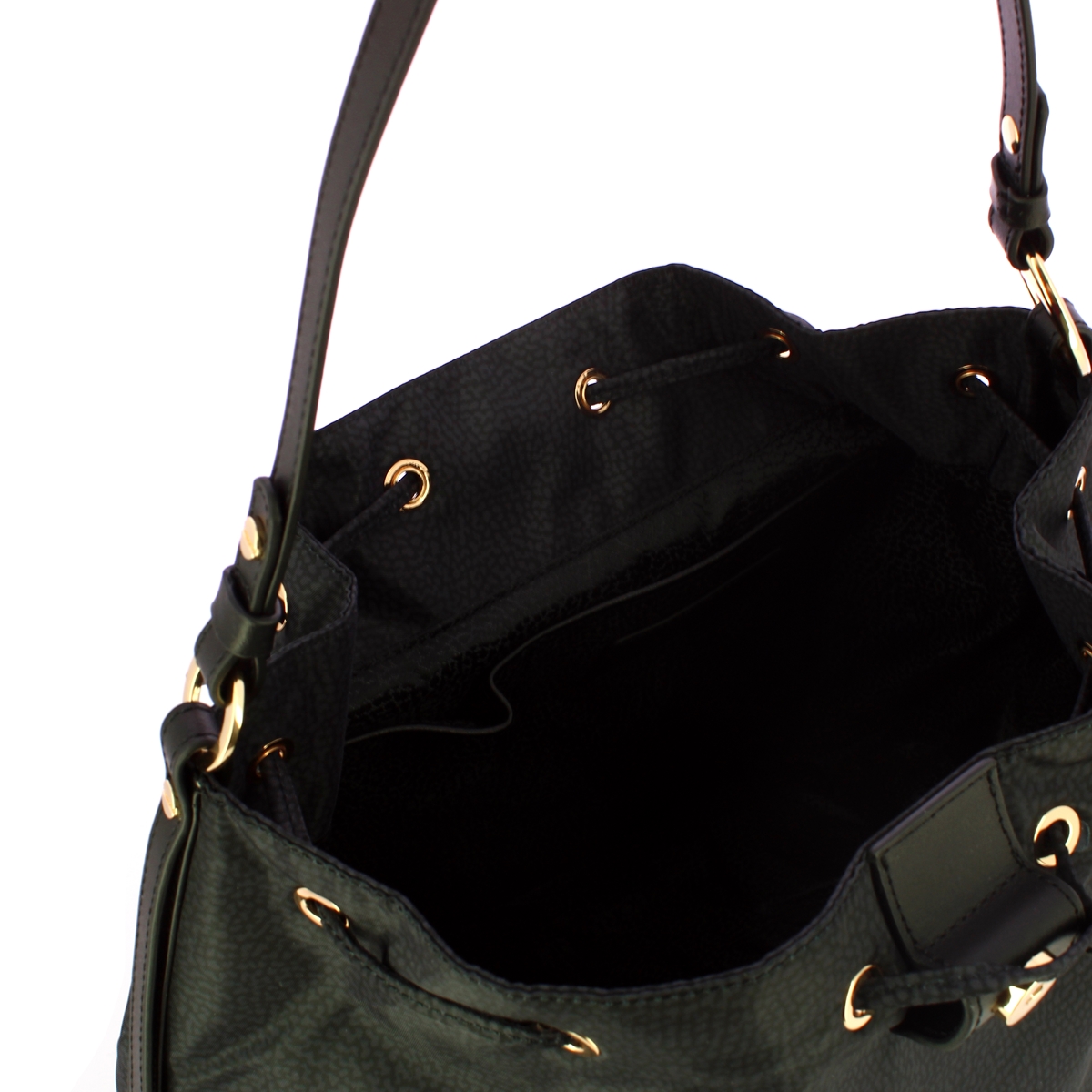 Borbonese Zaino Medium OP Dark Black - 4