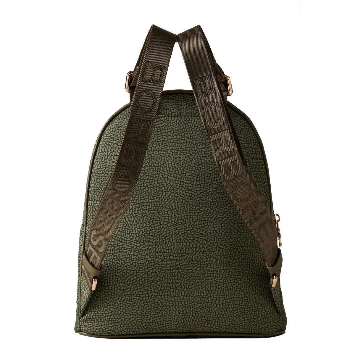 Borbonese Zaino Medium Verde Militare - 5 Borbonese Zaino Medium Verde Militare - 5