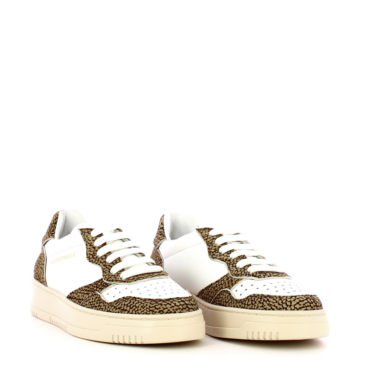 Borbonese Sneakers Bianco OP Naturale - 2 Borbonese Sneakers Bianco OP Naturale - 2