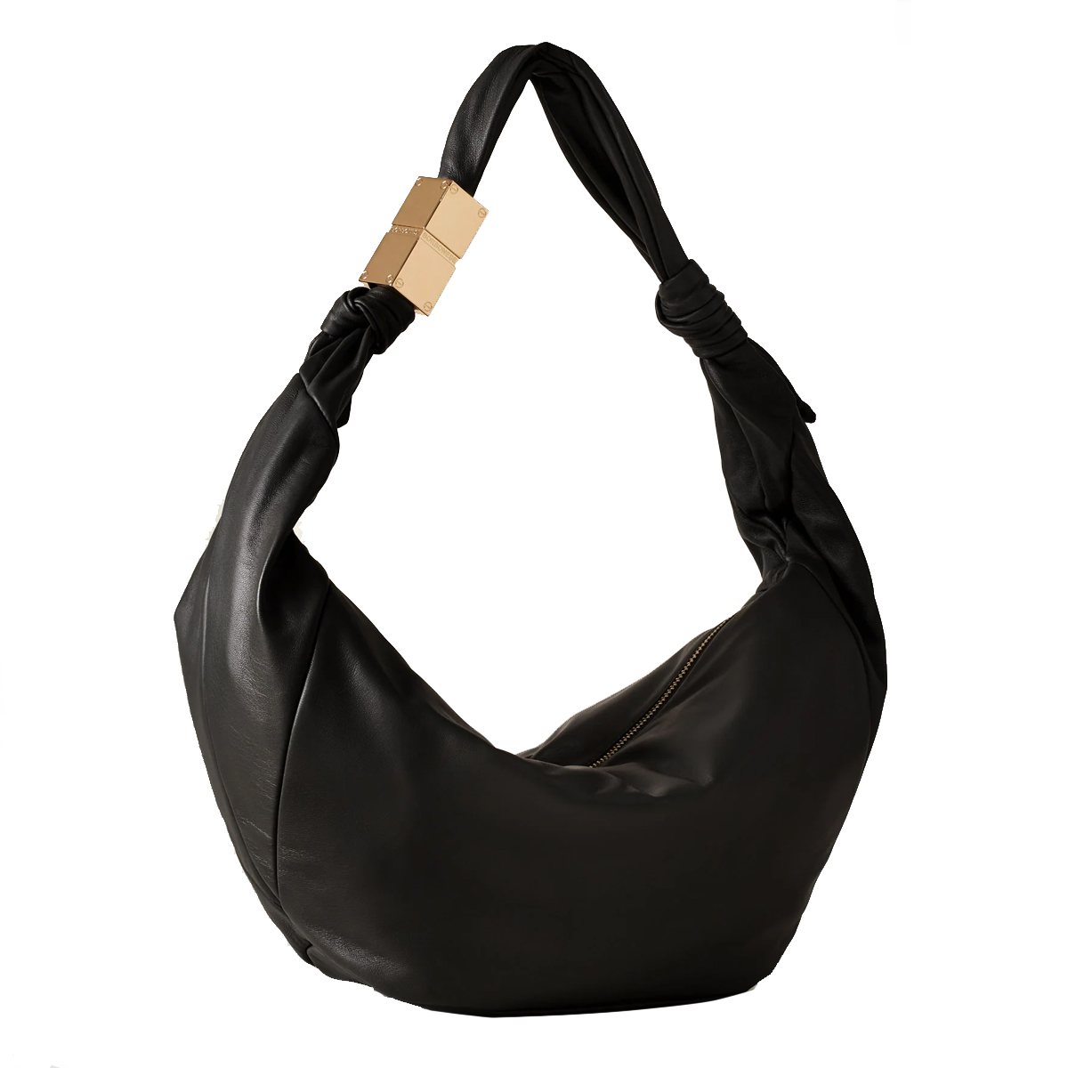 Borbonese Hobo Bag Domino Medium Nero - 3 Borbonese Hobo Bag Domino Medium Nero - 3