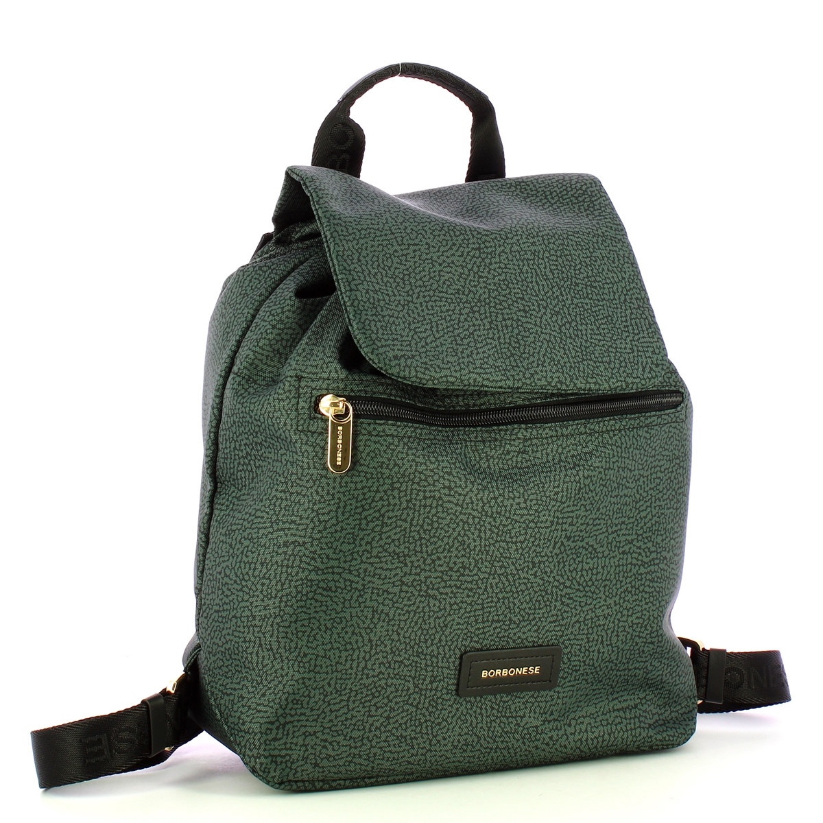 Borbonese Zaino Medium Peltro - 2 Borbonese Zaino Medium Peltro - 2