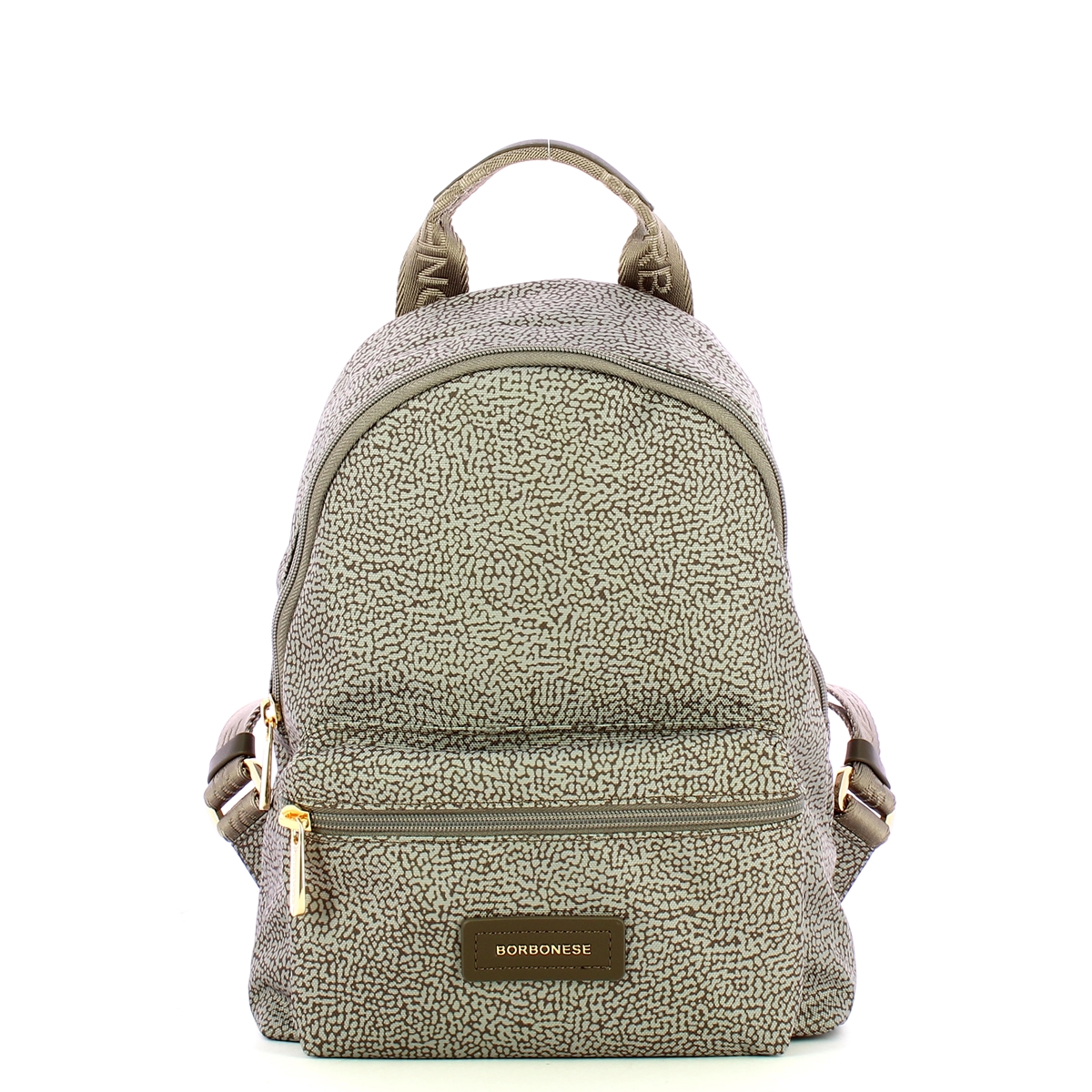 Borbonese Zaino Small Tortora Marrone - 1 Borbonese Zaino Small Tortora Marrone - 1