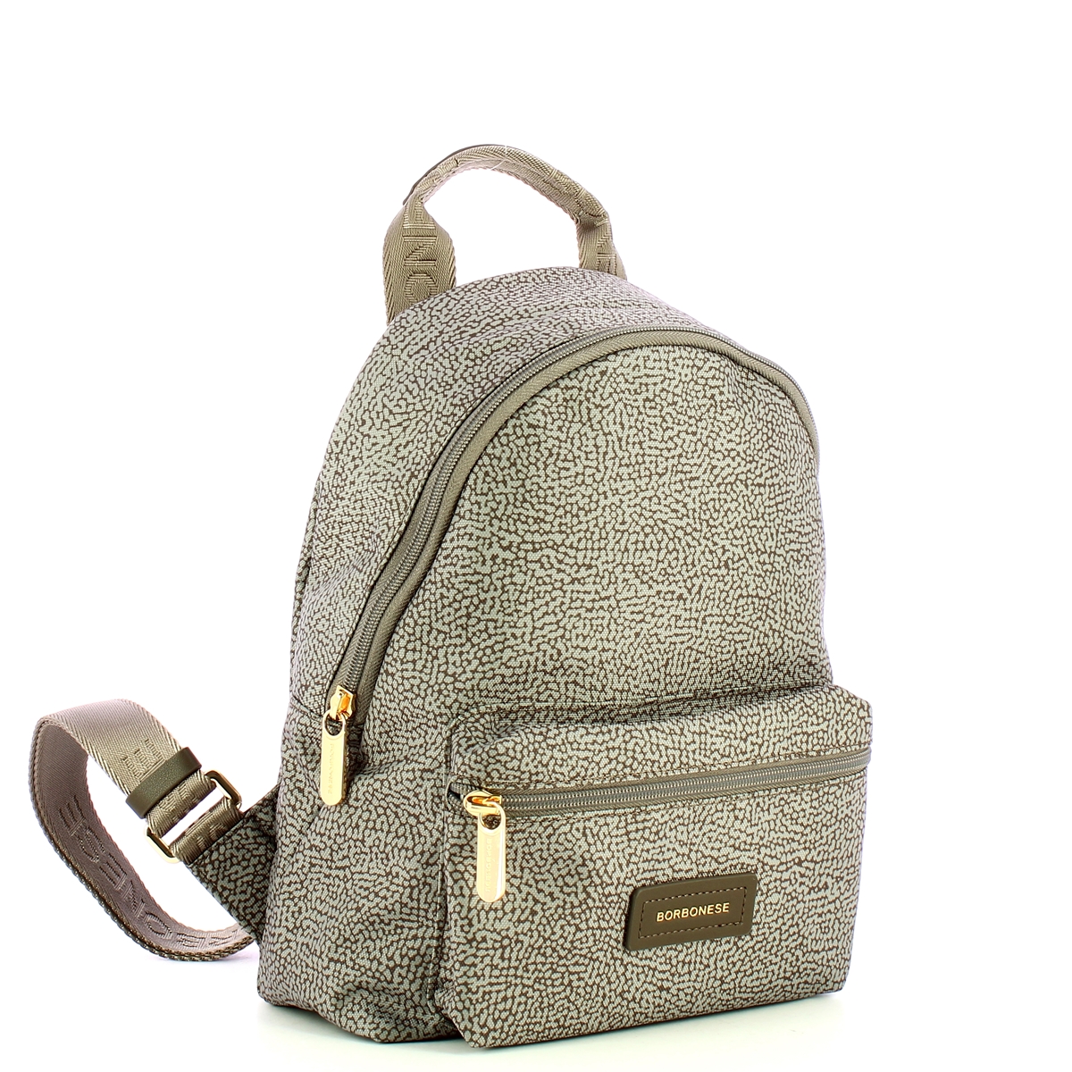 Borbonese Zaino Small Tortora Marrone - 2 Borbonese Zaino Small Tortora Marrone - 2