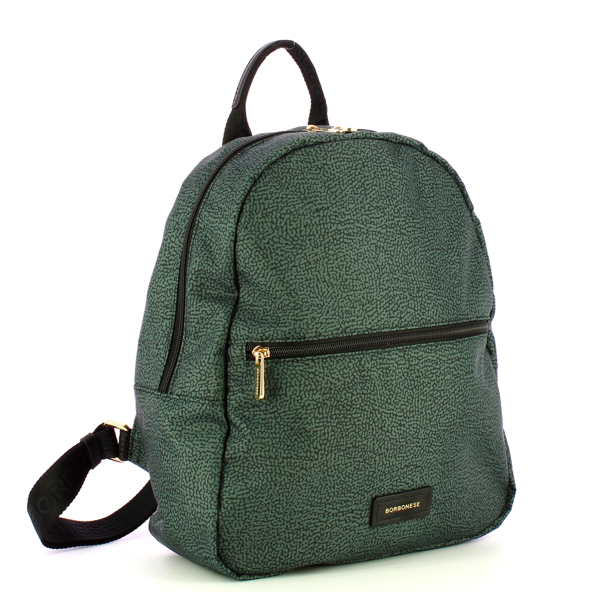 Borbonese Zaino Medium Peltro - 2 Borbonese Zaino Medium Peltro - 2