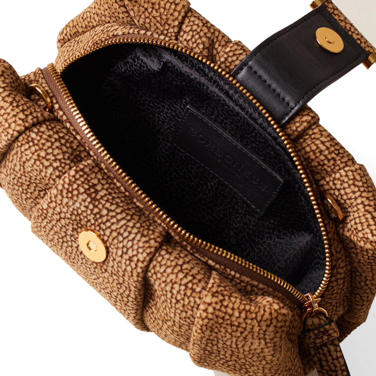 Borbonese Mini Borsa a tracolla L'Eclair OP Naturale - 5