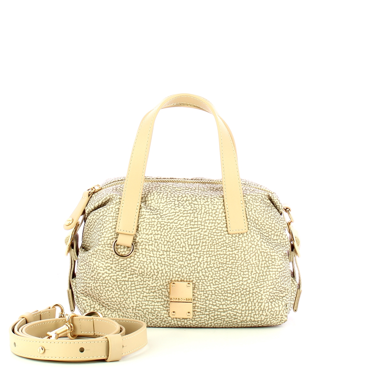Borbonese Bauletto Mini OP Naturale Sabbia - 4