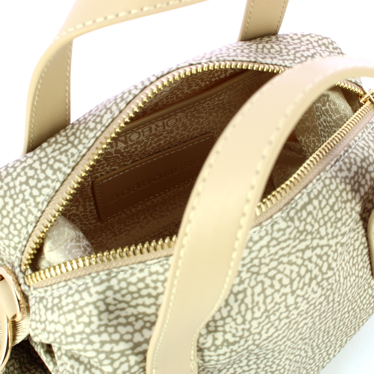 Borbonese Bauletto Mini OP Naturale Sabbia - 5