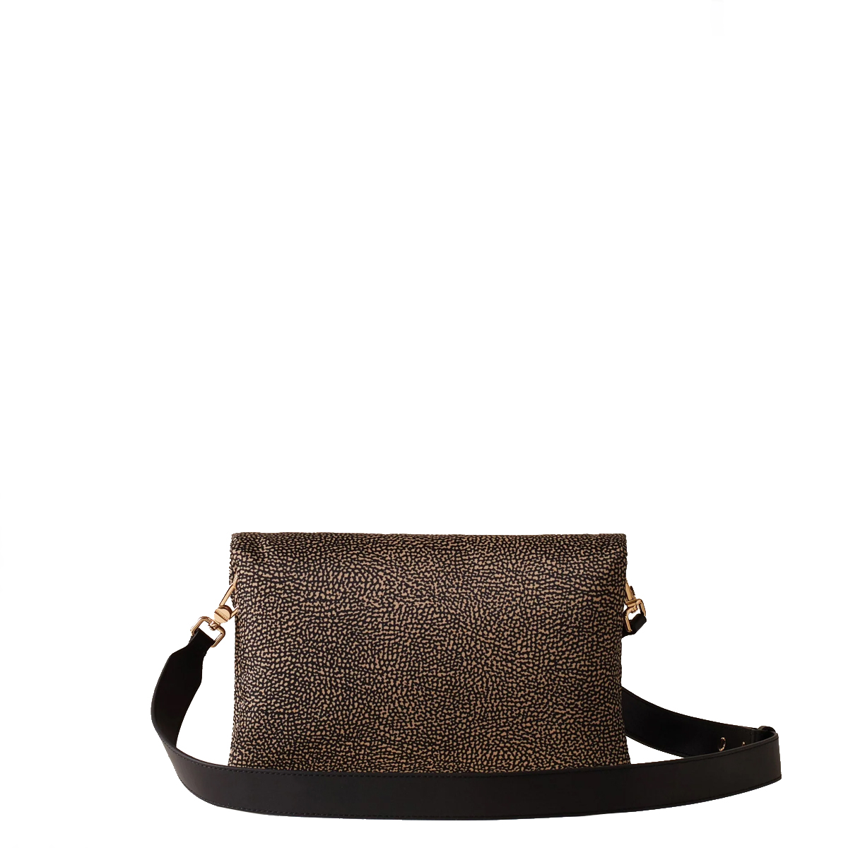 Borbonese Bouche Tracolla Small OP Naturale Nero - 3 Borbonese Bouche Tracolla Small OP Naturale Nero - 3