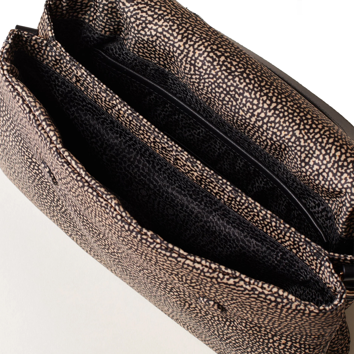 Borbonese Bouche Tracolla Small OP Naturale Nero - 4 Borbonese Bouche Tracolla Small OP Naturale Nero - 4