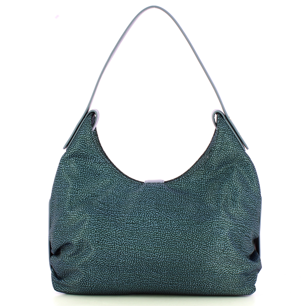Borbonese Borsa a spalla Eclipse Hobo Medium Denim - 3