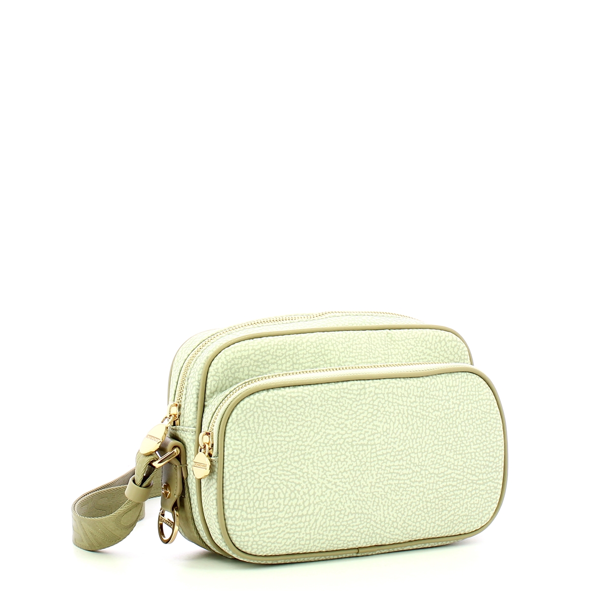 Borbonese Small Kaki Camera Bag - 2 Borbonese Small Kaki Camera Bag - 2