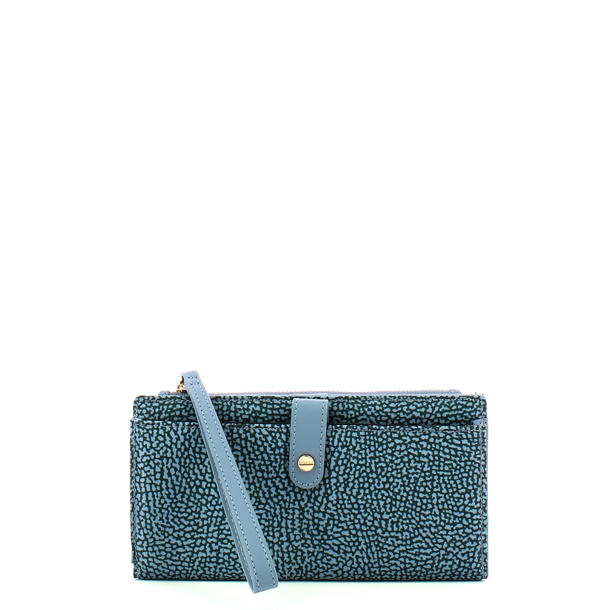 Borbonese Large Denim Wallet - 1