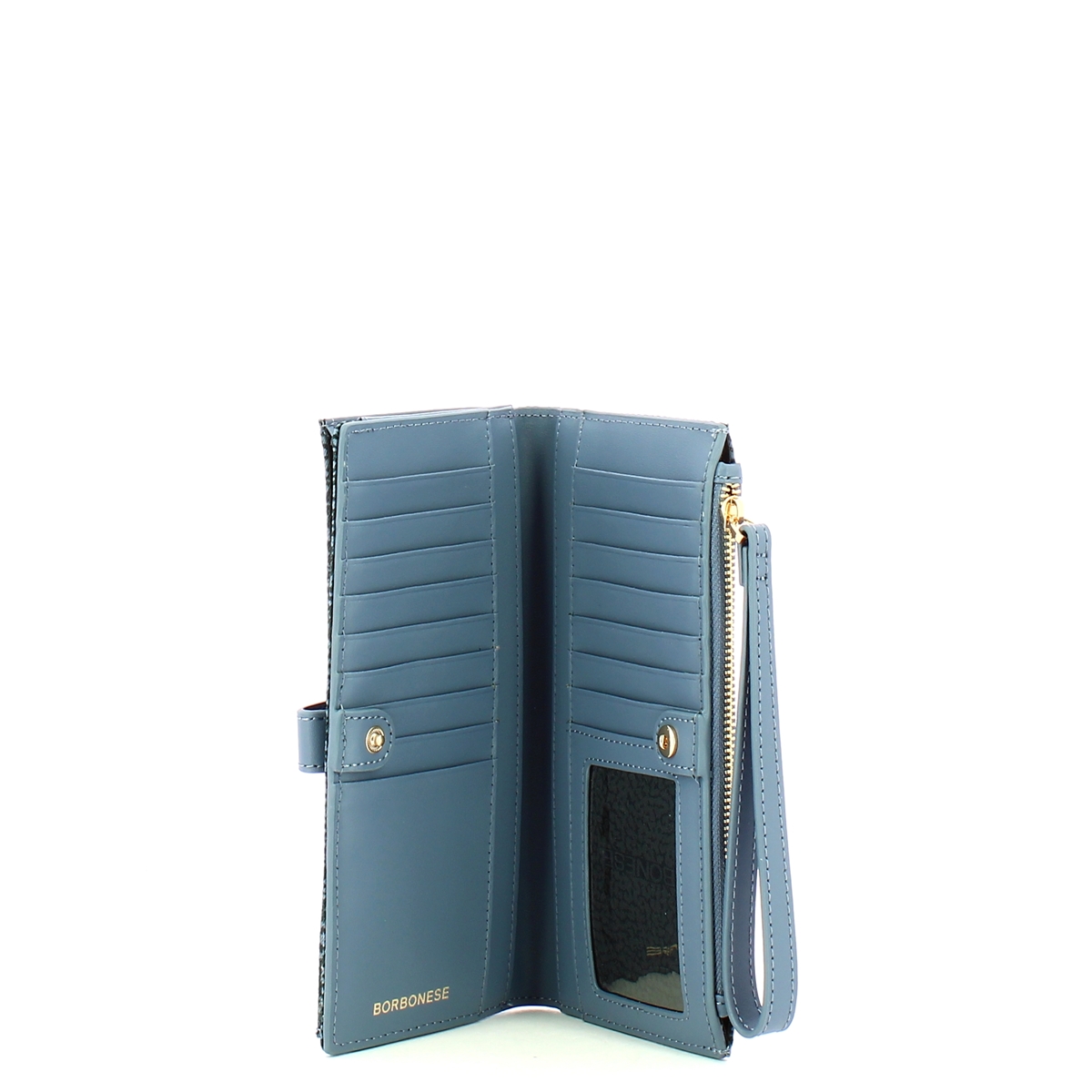 Borbonese Large Denim Wallet - 3