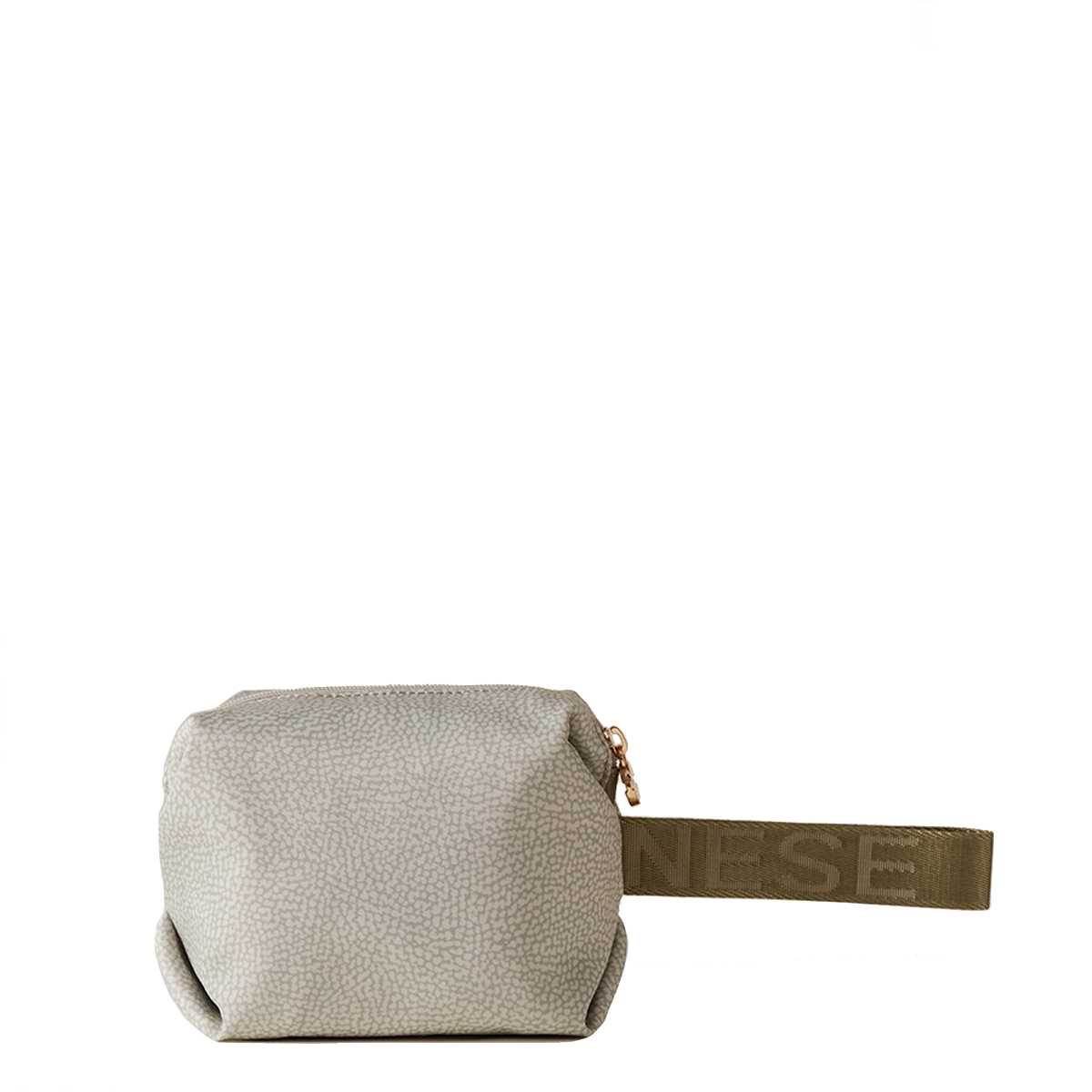 Borbonese Kaki Beauty Case made of Recycled Nylon - 3