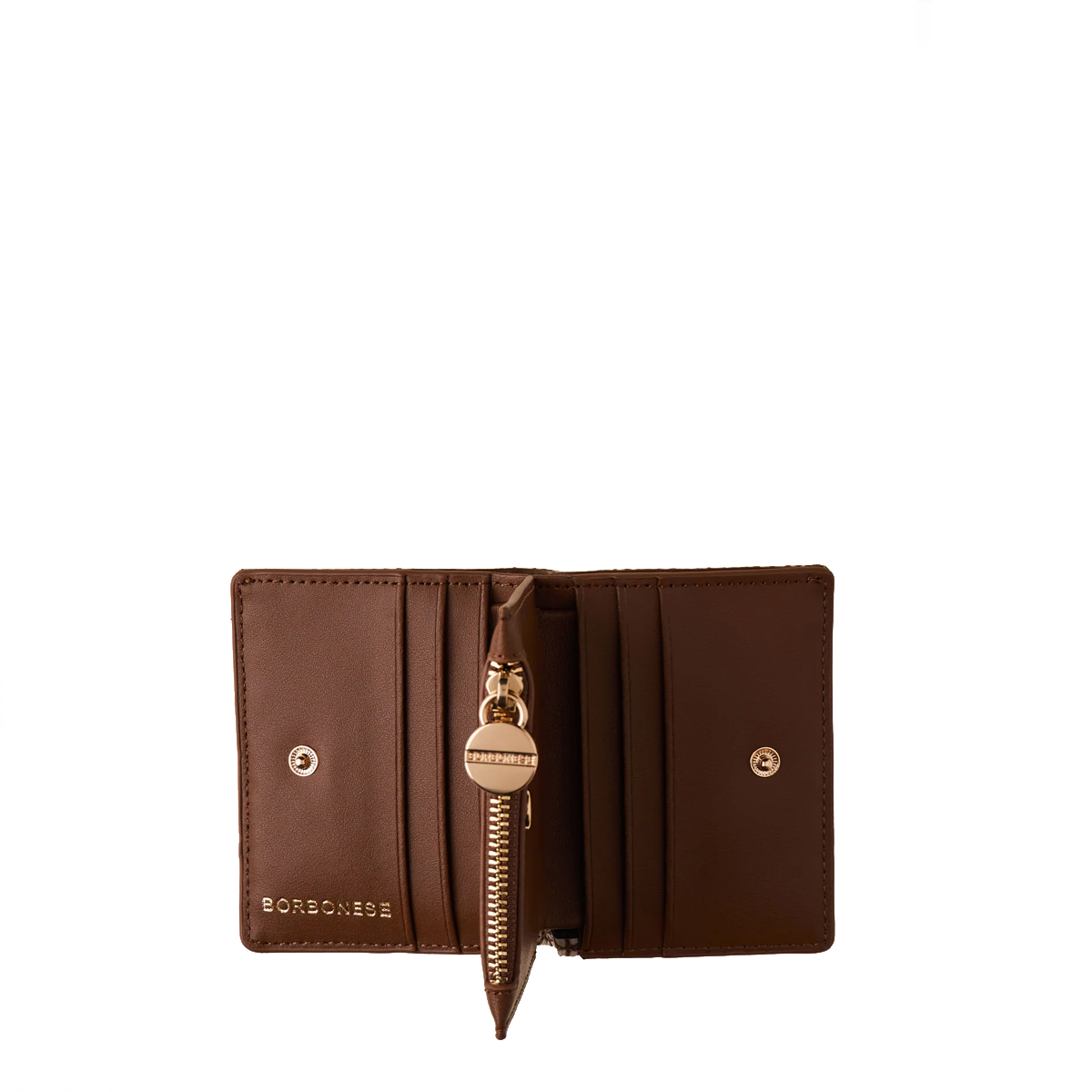 Borbonese Small Beige Marrone Wallet - 2