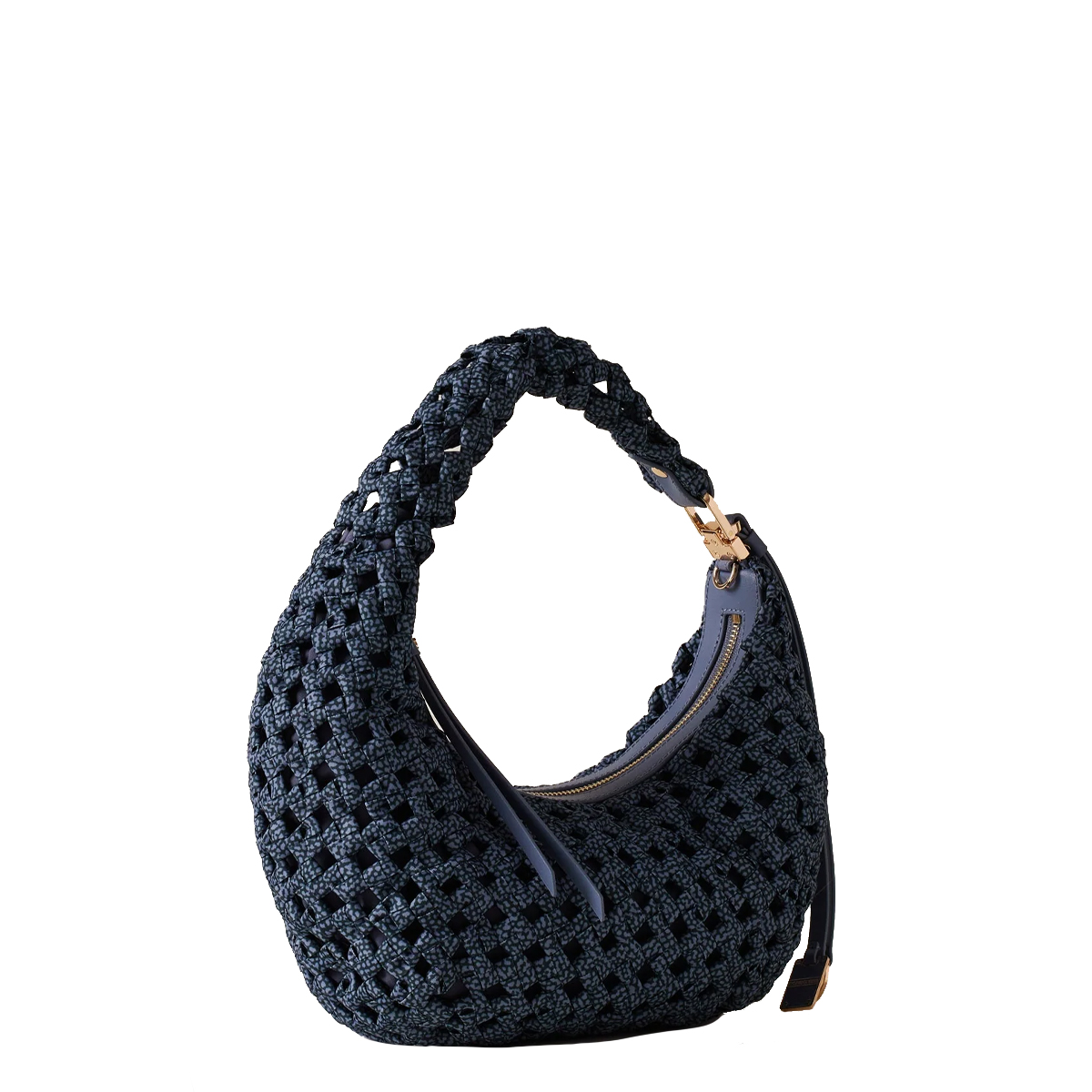 Borbonese Hobo La Nido Mini Denim - 3