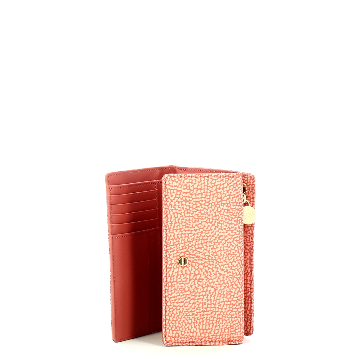 Borbonese Lipstick Medium Wallet with RFID made of Recycled Nylon - 3