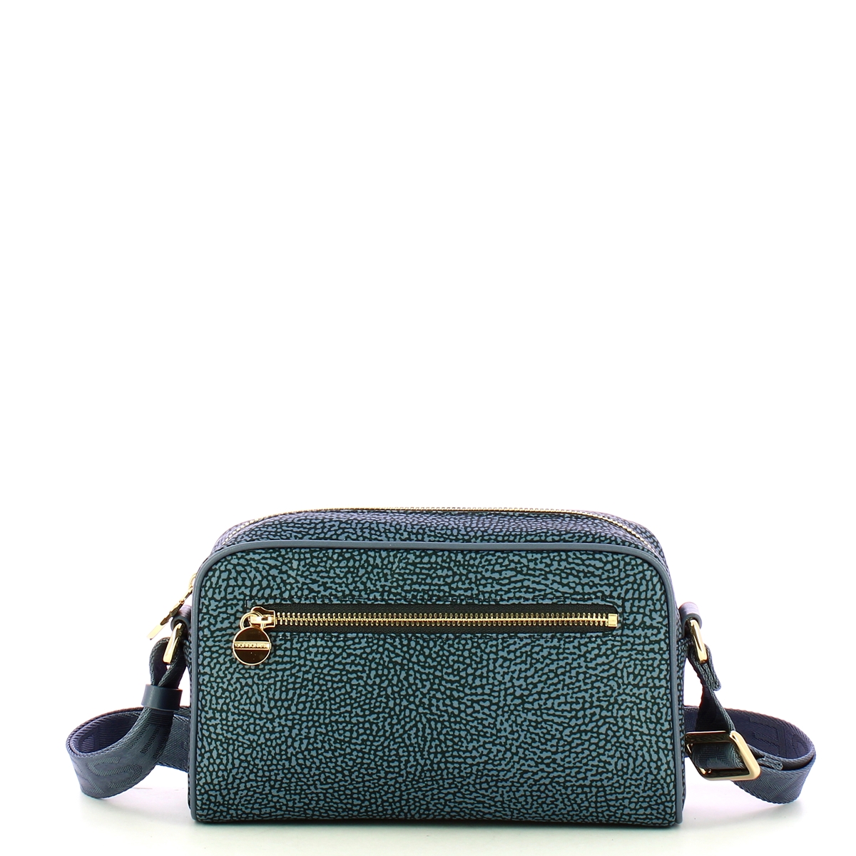 Borbonese Tracollina Eco Line Small Denim - 1 Borbonese Tracollina Eco Line Small Denim - 1