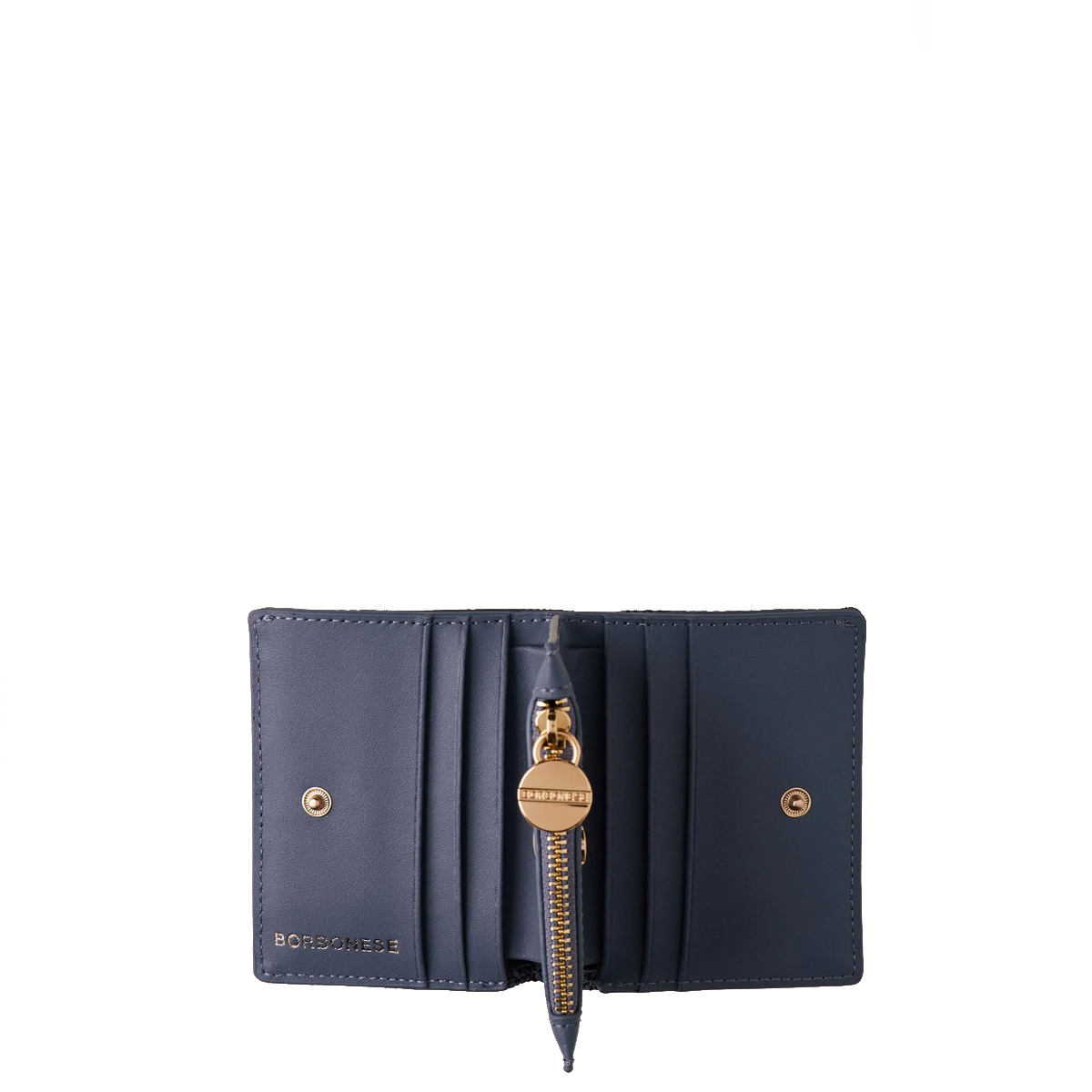 Borbonese Small Denim Wallet - 2